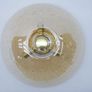 Vintage German glass ceiling light c1970 Image 3