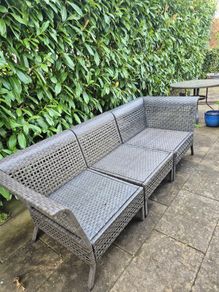 Ikea garden  sofa set with cushions