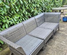 Ikea garden  sofa set with cushions