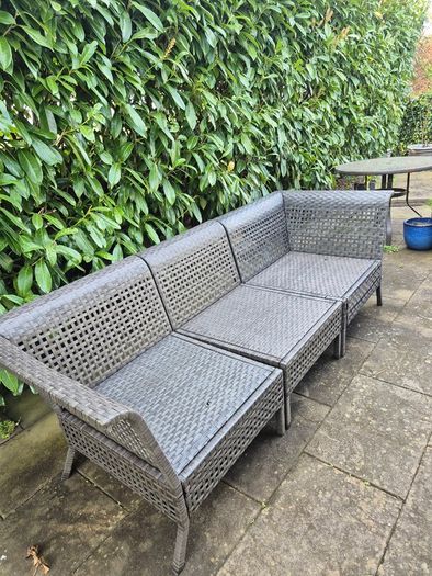 Ikea garden  sofa set with cushions