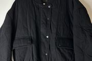 Zara quilted bomber jacket