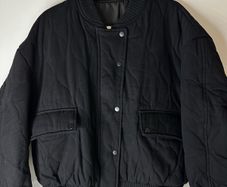 Zara quilted bomber jacket