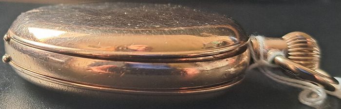 Swiss Avis Pocket Watch - 10kt Gold Filled Hunter Case -1950s