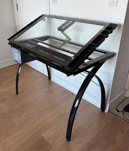 Glass Drawing Desk - Futura Craft Station