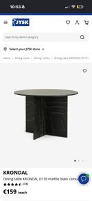 round dining table