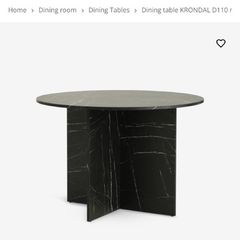 round dining table