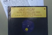 Gavin Friday promo vinyl with promo sheets Virgin Prunes