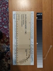 photographic slide rules