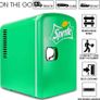 Sprite 4L 6 Can Portable Cooler/Warmer, Compact Personal Travel Mini Fridge for Snacks Lunch Drinks, Includes 12V and AC Cords,Desk Accessory for Home Office Dorm Car (FREE SHIPPING) Image 5