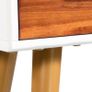 Sideboard Solid Acacia Wood 90x33.5x83 cm Image 4