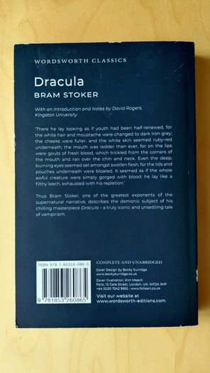 Dracula Wordsworth Classics Book