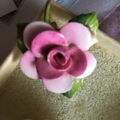 old ceramic broach