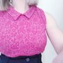 Topshop Pink Top - Size 8 Image 3