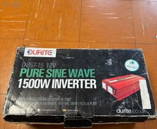 Durite Pure Sine Wave 1500W 12V Inverter