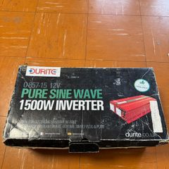 Durite Pure Sine Wave 1500W 12V Inverter