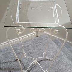wrought iron table