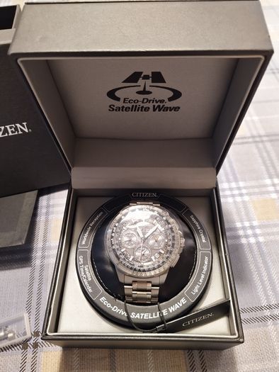 Citizen Satellite Wave CC9020-54E Super Titanium Eco-Drive Promaster New in Box
