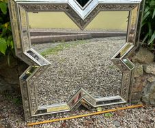 mirror wall hanging . 90 cm square
