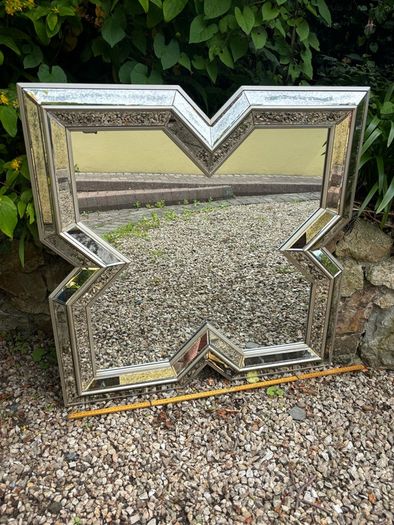 mirror wall hanging . 90 cm square