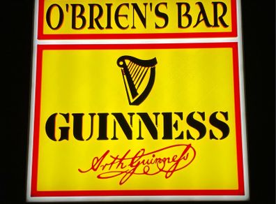 Custom Guinness Light Box