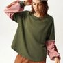 Fab Bohemela Khaki Sweatshirt Size XL Image 5