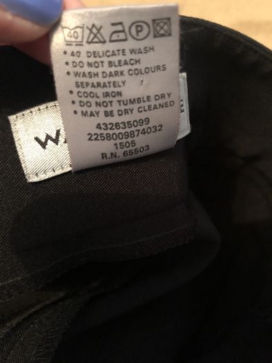 Warehouse trousers - black