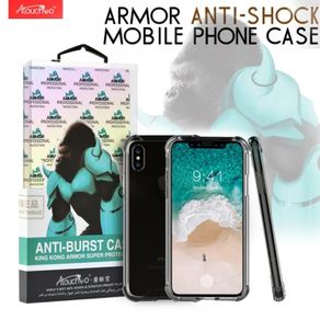 Clear Case Cover for iPhone XR, X, Xs, Xs Max, 11, Anti-Shok Case- King Kong Armor Super Protection TPU Case