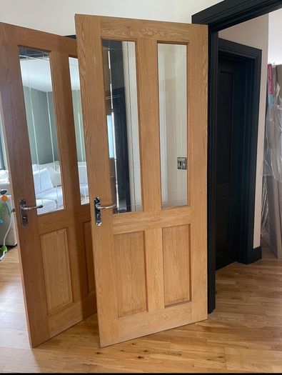 Solid Oak Internal Doors Excellent Condition