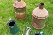 vintage castrol oil drum