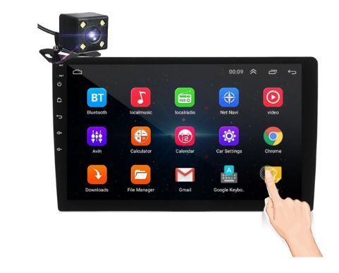 10.1 Inch 2Din for Android 8.1 Car Stereo Radio 1+16G IPS 2.5D Touch Screen MP5 Player GPS WIFI FM with Backup Camera