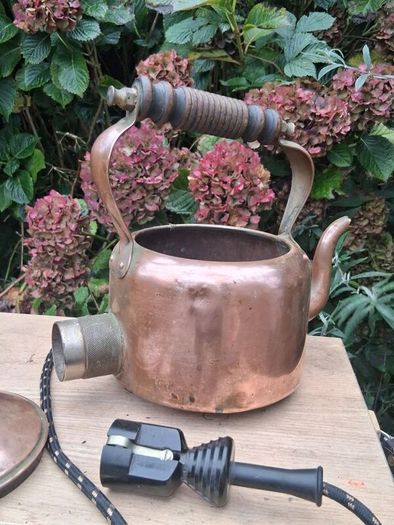 1930's Swan Copper Electric Kettle