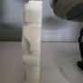 Handmade White Concrete Hellfire Club Stranger things Decorative Lego Man Image 2