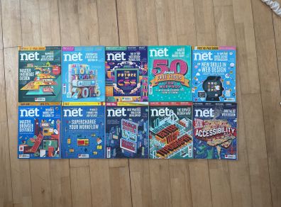 Net magazine (2016-2017) - web design and UI/UX