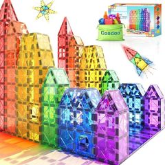 Magnetic Tiles Kids Toys STEM Magnet for Toddler Magnetic Blocks Building Toys Preschool Learning Sensory Montessori for 3+ Year Old Boys and Girls, Safe Creativity Toddler Kids Toys 40PCS