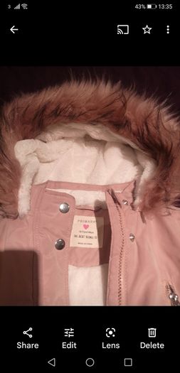 girls coat age 10-11 yrs