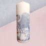 Blue Heron bird picture spring decorative pillar candle Image 2