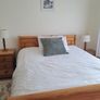 Solid pine king size sleigh bed Image 2