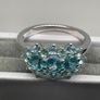 Sterling silver 925 ring with Blue Apatite Image 9