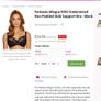 Fantasie Allegra - Underwired Side Support Bra 30F and Briefs XS - Black - BNWT RRP 80 Image 3