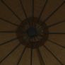 Hanging Parasol Taupe 3 m Aluminium Pole Image 2