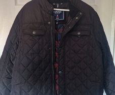 Maine New England Quilted Jacket  Black  Size XL
