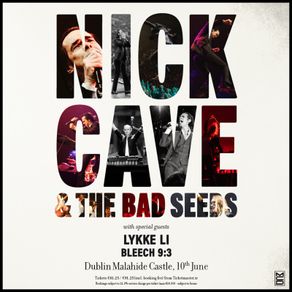 1 Front Standing Ticket for Nick Cave & The Bad Seeds at Malahide Castle June 10th