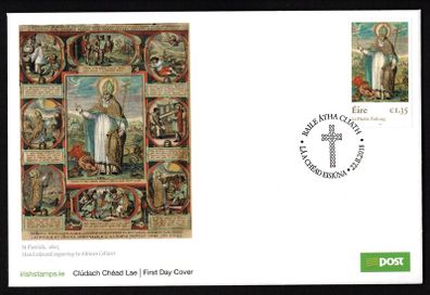 2018 Ireland St Patrick's Day Commemorative Stamp An Post First Day Cover (FDC)