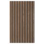 Acoustic Slat Wall Panel Walnut 240x60cm Image 2