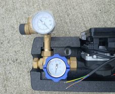 Thermal solar pumping station