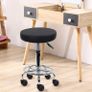 PU Leather Round Rolling Stool with Foot Rest Swivel Height Adjustment Medical Spa Drafting Salon Tattoo Work Office Massage Stools Task Chair Small AVAILABLE IN WHITE/BLACK (FREE POSTAGE) Image 2