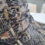 SAVIDA python print gold studded boots Sz 40 (6.5 UK) - Bnwt Rrp 55 Image 4