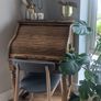 Beautiful Oak Roll-Top Writing Bureau  495 ONO Image 2