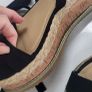 ASOS Black strappy cork platform sandals Sz 41 (Fit 8UK) Image 7