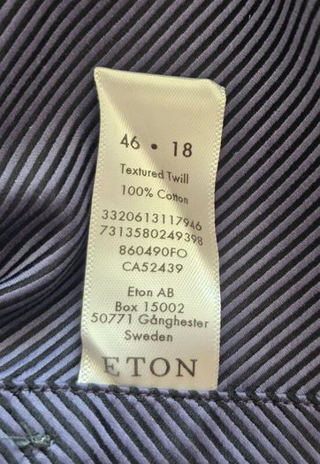 Eton Contemporary Men's Dress Shirt Size 2xl 18